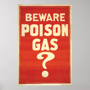 Australian WWI Propaganda Poster  Beware Poison