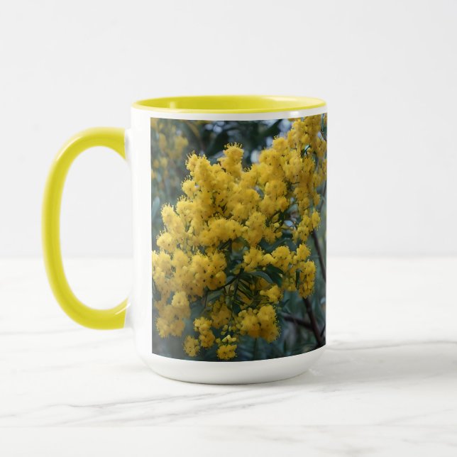 Australian Yellow Wattle Tree,  Mug (Left)