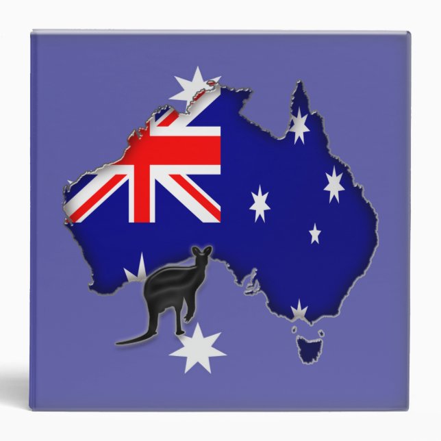 Australiana 3 Ring Binder (Front)