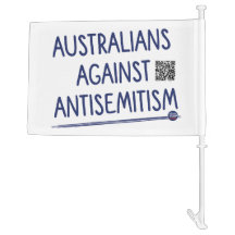 Australians Against Antisemitism - Car Flag