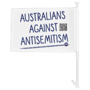 Australians Against Antisemitism - Car Flag