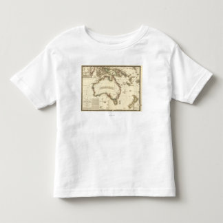 AustraliaPanoramic MapAustralia 2 Toddler T-shirt