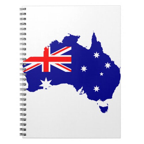 australias flag notebook