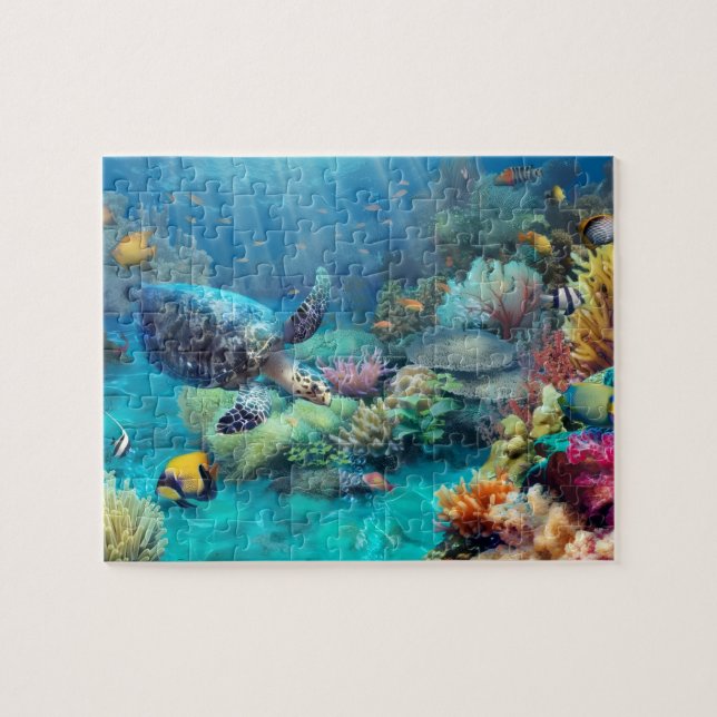 Australia's Great Barrier reef 110 piece puzzle (Horizontal)