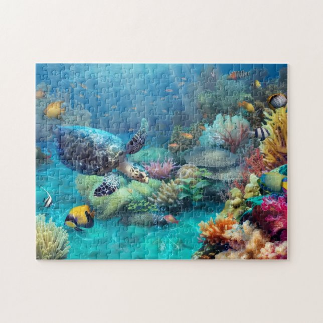 Australia's Great Barrier reef 252 piece puzzle (Horizontal)