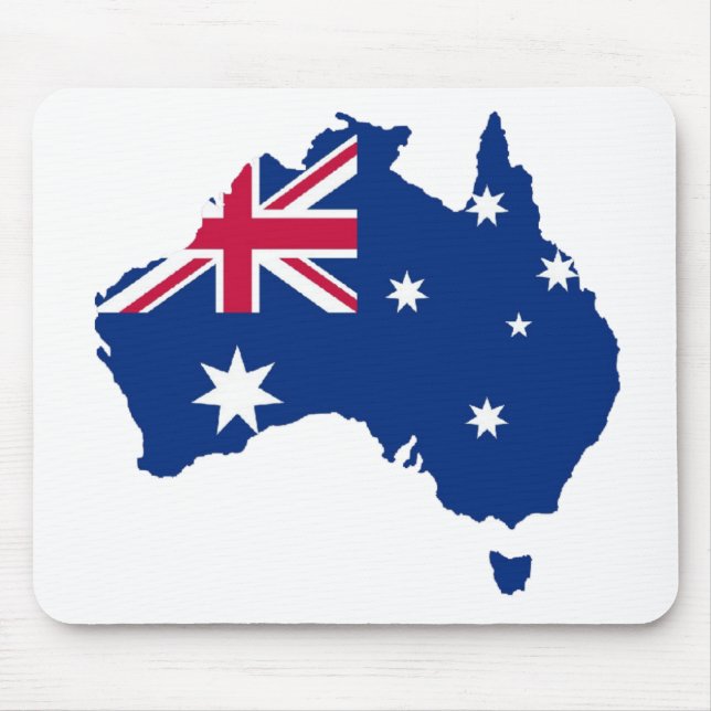 Australien Flagge Australia Style Design Mouse Pad (Front)