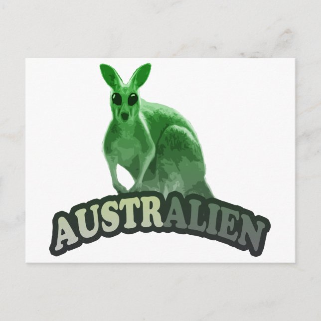 AustrAlien t-shirt Postcard (Front)