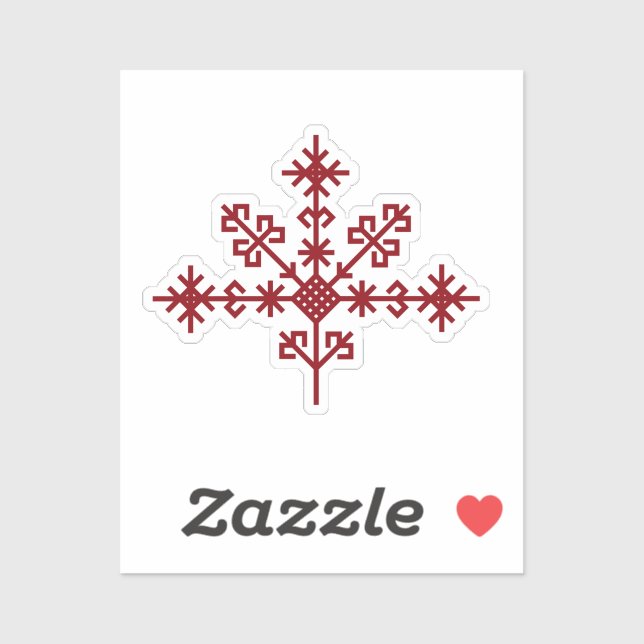 Austras koks -  Tree of light Latvian symbol Sticker (Sheet)