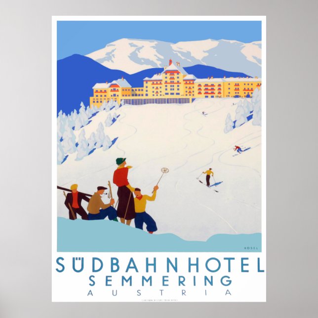 " Austria: 1882 - Südbahnhotel Semmering Poster (Front)