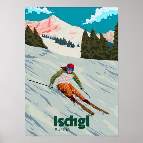  Austria 2000stoday Tyrol _ ISCHGL trip Poster