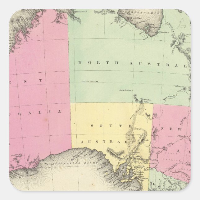 Austria 3 square sticker (Front)