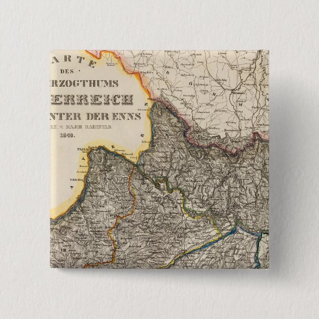 Austria 4 pinback button (Front)