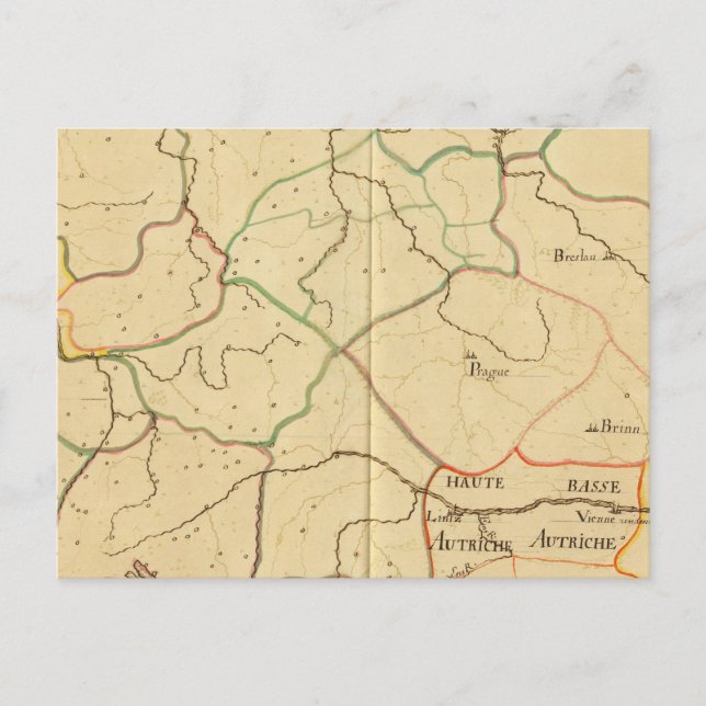 Austria and Czech Republic 3 Postcard (Front)