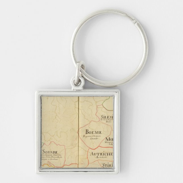 Austria and Czech Republic Keychain (Front)