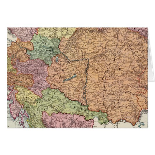 Austria and Hungary 2 Cards (Front Horizontal)