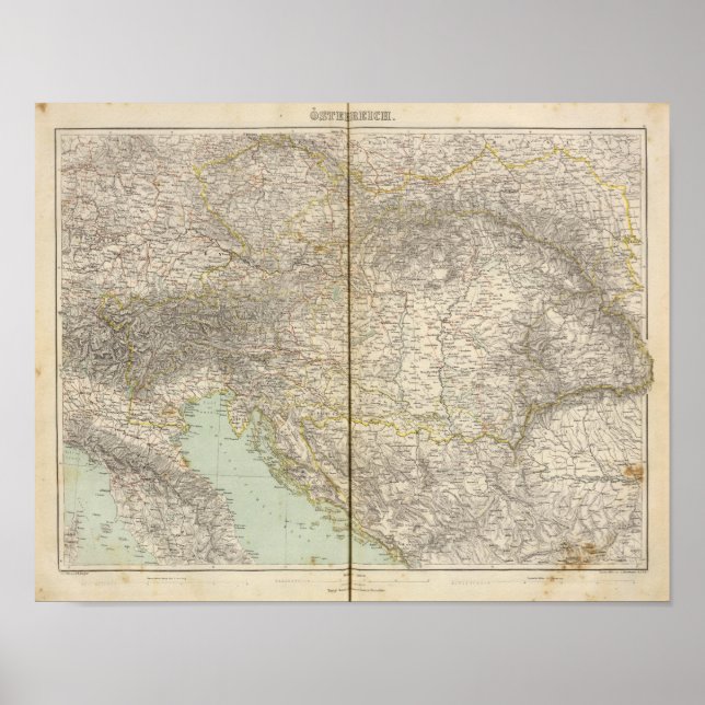Austria Atlas Map Poster (Front)