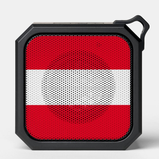 Austria Austrian Flag Bluetooth Speaker (Front)