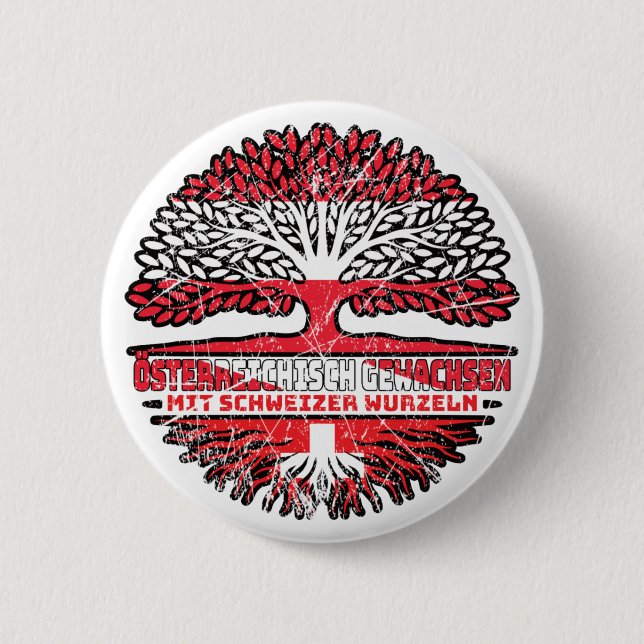 Austria Austrian Swiss Baum Button (Front)