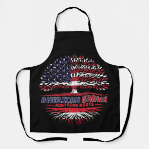 Austria Austrian US American USA United States Apron