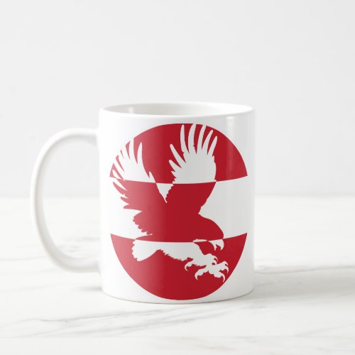 Austria Black Eagle Austrian National Animal Flag Coffee Mug