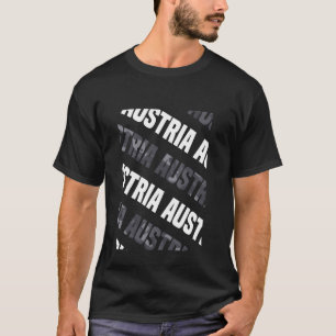 Austria Camo Pattern Grey Camouflage T-Shirt
