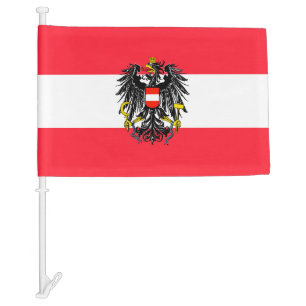 Austria Car Flag