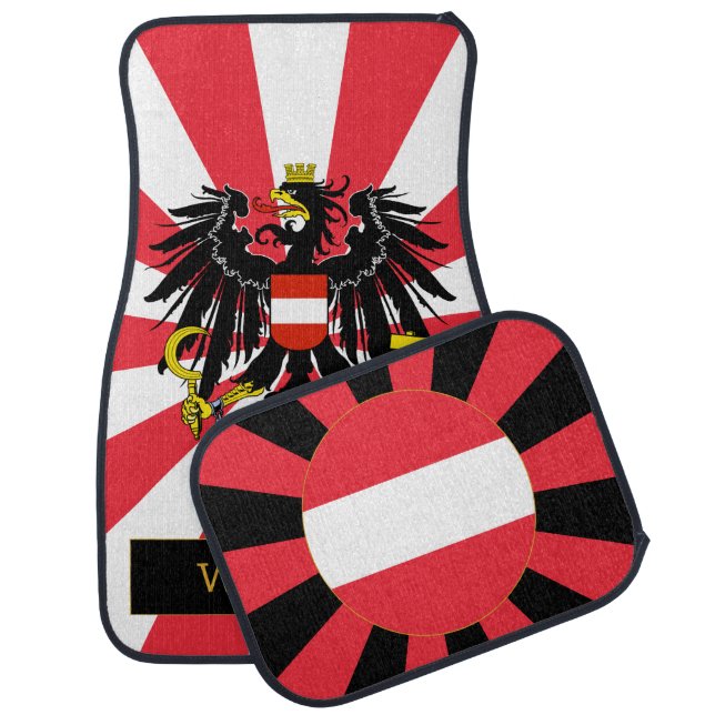 Austria Car Floor Mat & Austrian Flag / Patriots (Set)