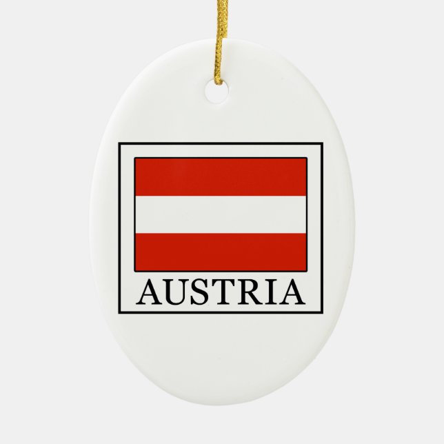 Austria Ceramic Ornament (Front)
