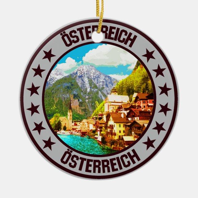 Austria                                            ceramic ornament (Front)