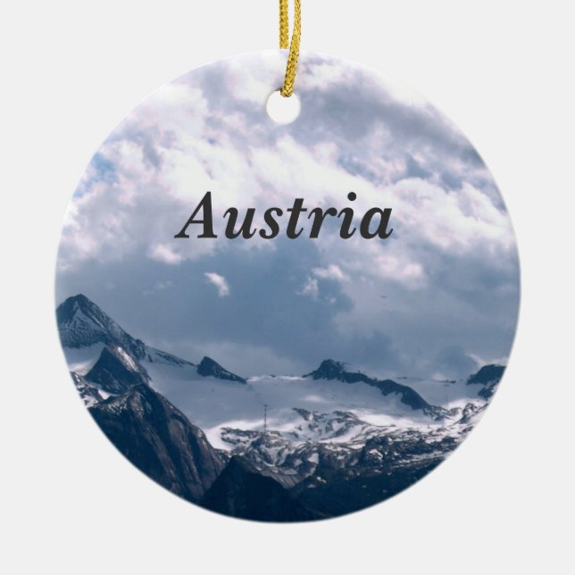 Austria Ceramic Ornament (Front)