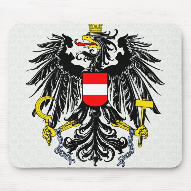 Austria Coat of Arms detail Mouse Pad (Front)