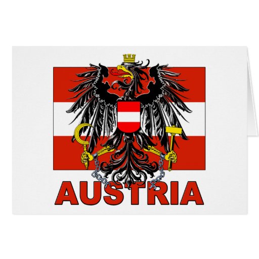 Austria Coat of Arms Greeting Card | Zazzle