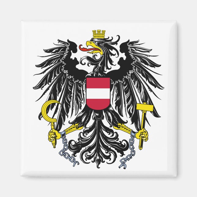 Austria Coat of Arms Magnet (Front)