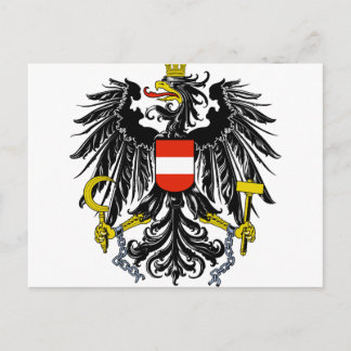 Austria Coat of Arms Postcard