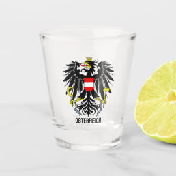 Austria coat of arms shot glass