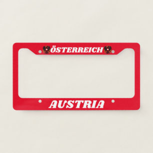 Austria Custom License Plate Frame