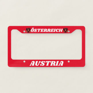 Austria Custom License Plate Frame