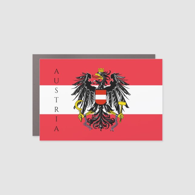 austria emblem car magnet (Front)