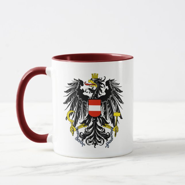 austria emblem mug (Left)