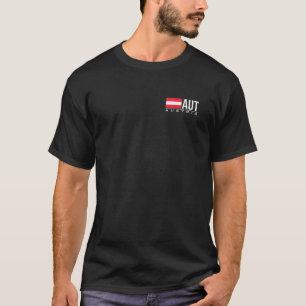 AUSTRIA FLAG AUSTRIAN COUNTRY CODE AUT SPORTS GAME T-Shirt