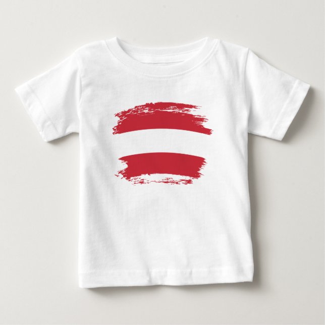 Austria flag baby T-Shirt (Front)