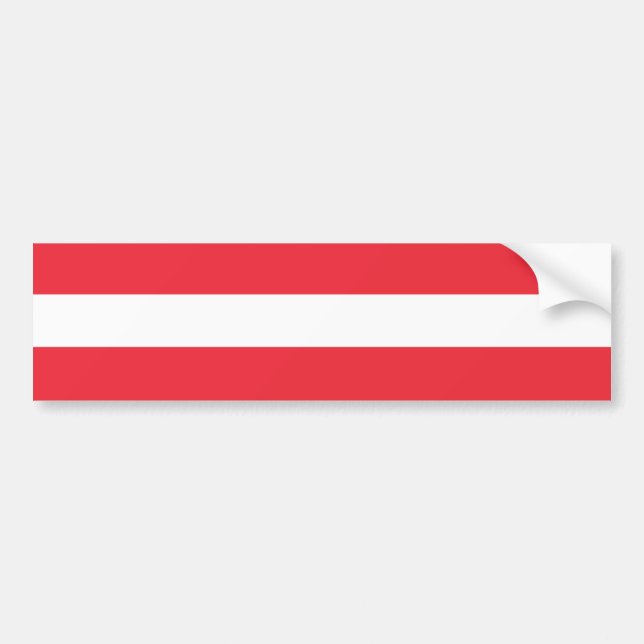 Austria Flag Bumper Sticker (Front)