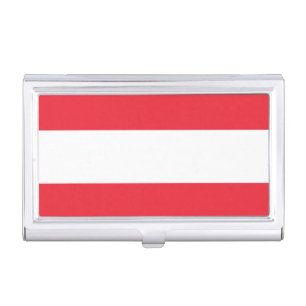 Austria Flag Business Card Case