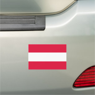 Austria Flag Car Magnet