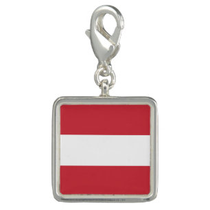 Austria flag charm