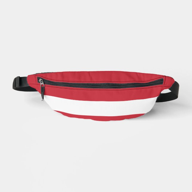 Austria flag fanny pack (Front)