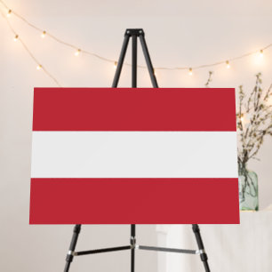 Austria flag foam board