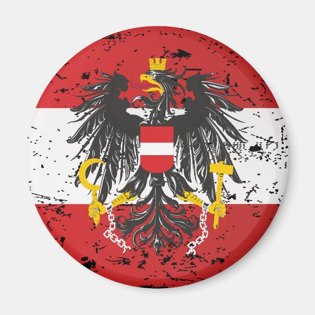 Austria Flag - Gift Magnet (Front)