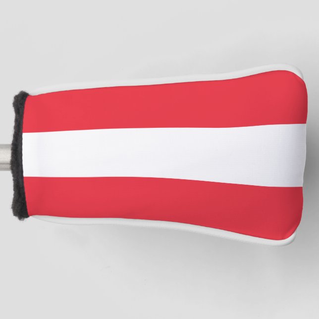 Austria Flag Golf Head Cover (Front)