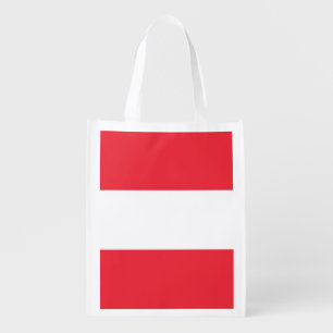 Austria Flag Grocery Bag